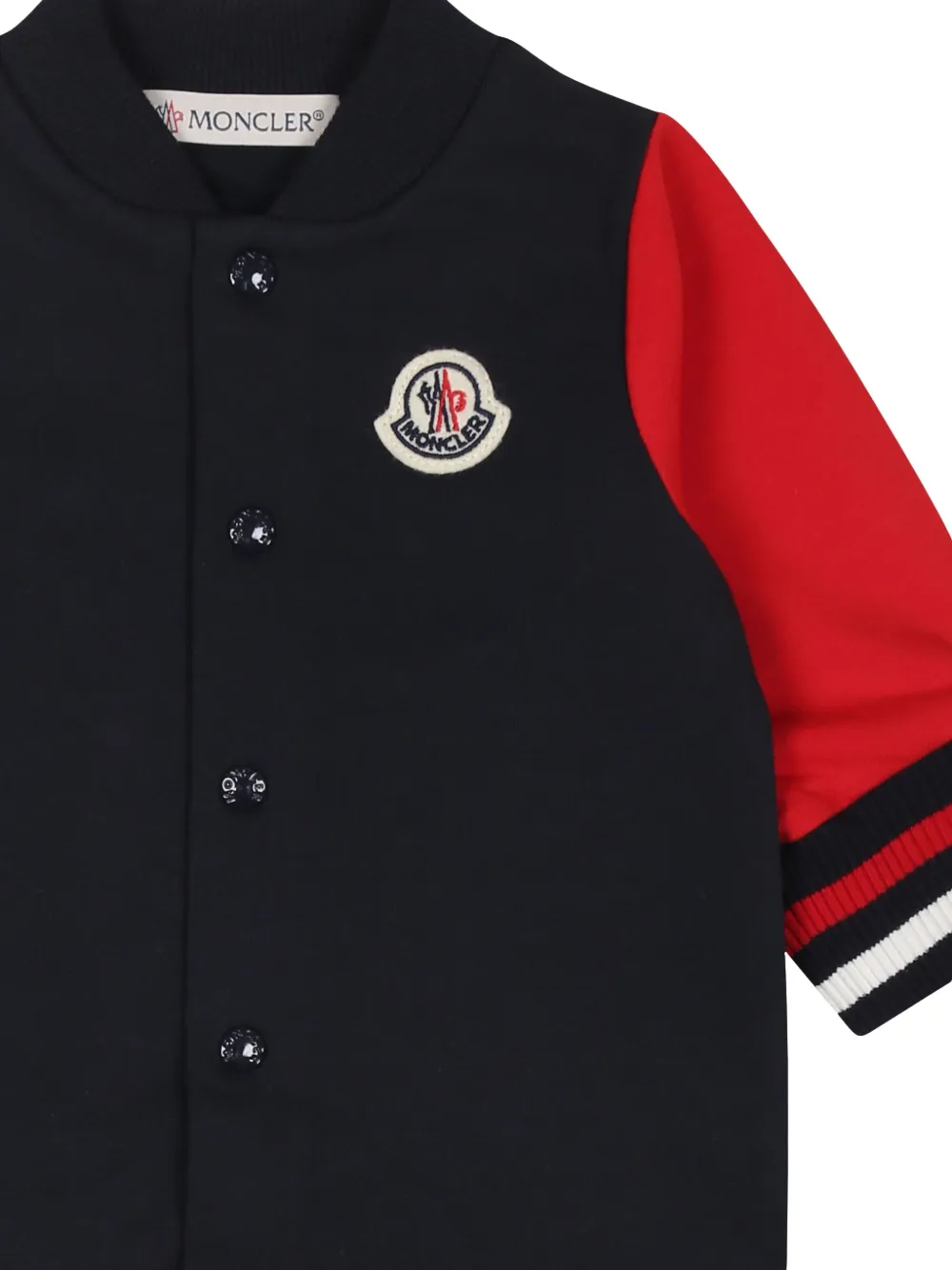 Moncler Enfant Pyjama met logopatch Blauw