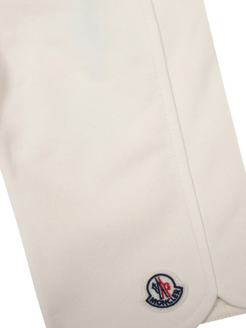 Moncler Enfant Chino met logopatch Wit