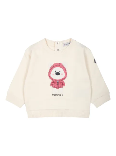 Moncler Enfant printed long-sleeved sweatshirt