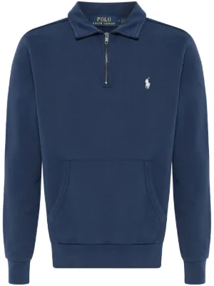 polo RalphLauren ジップパーカー Polo Ralph Lauren Polo ジップアップ パーカー | ブルー | FARFETCH JP
