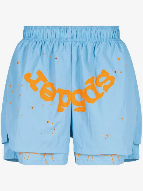 SP5DER OG Web Double Layer shorts