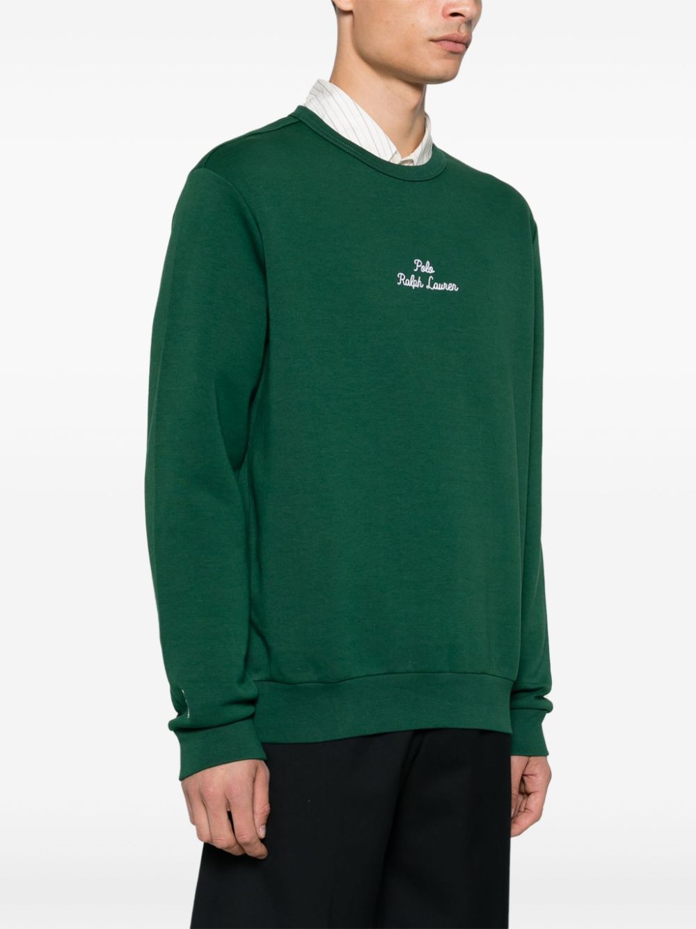 Polo Ralph Lauren Sudadera Con Logo Bordado Verde Farfetch Mx