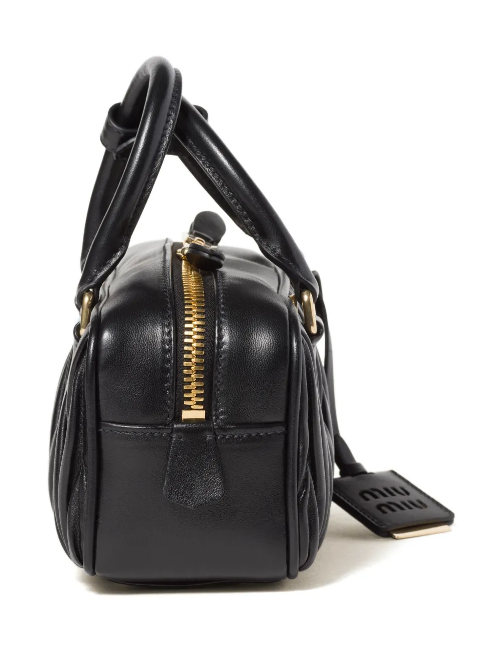 Miu Miu Arcadie Bag In Quilted Nappa In Black