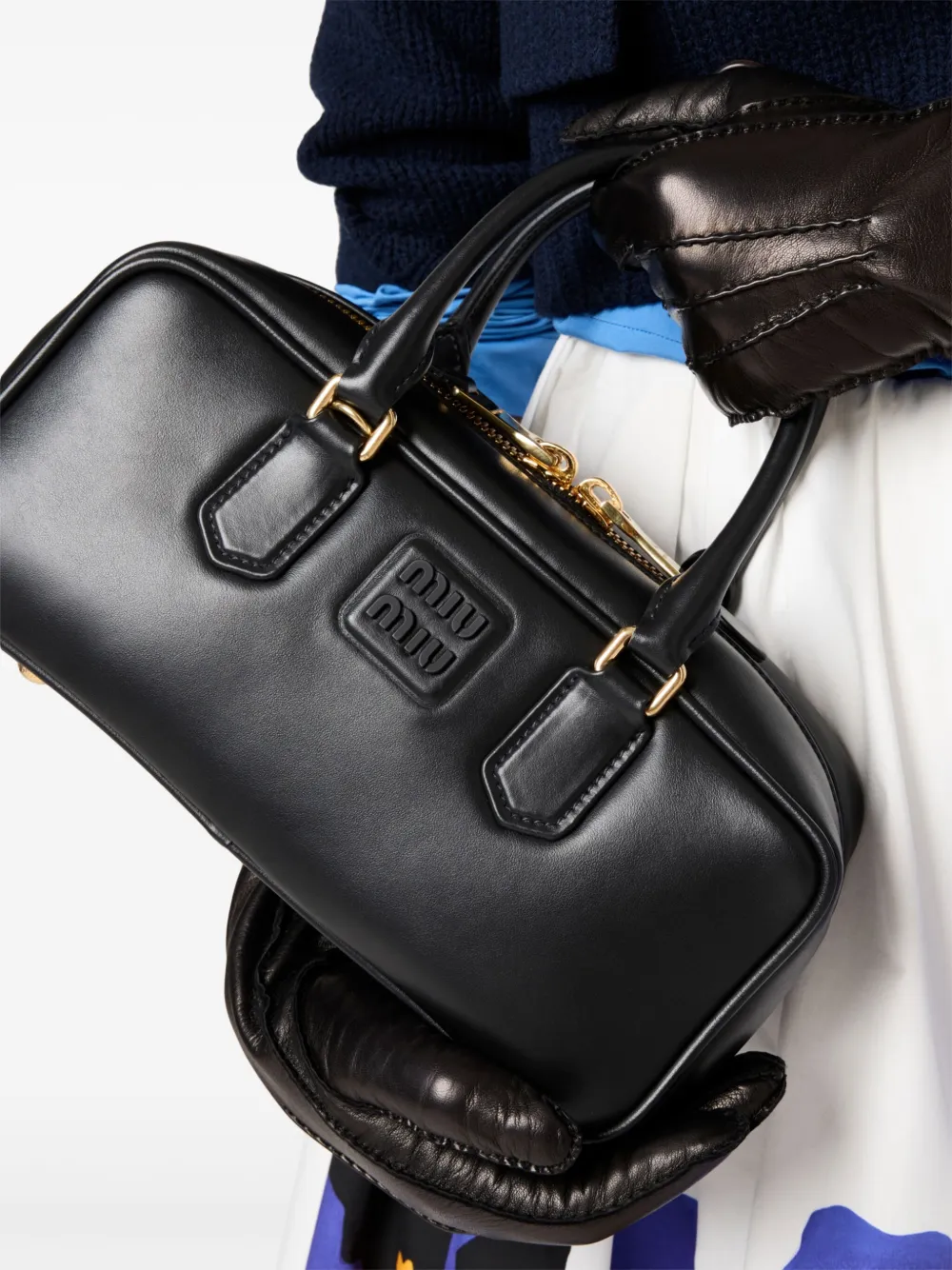 Miu Arcadie shopper Zwart