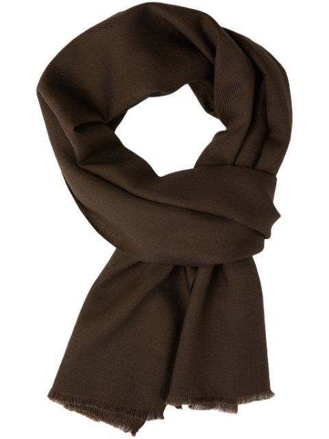 Boggi Milano frayed-edge scarf Men