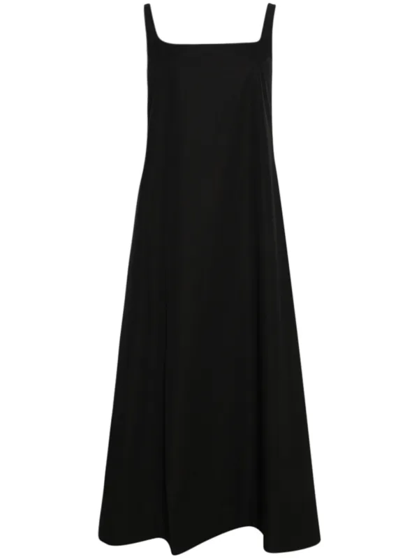 princess polly baby blue dress Debutante Black Moire Satin Backless Midi Dress main image 0