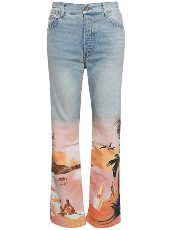 ◆AMIRI◆レディース ジーンズ AMIRI Resort Club ジーンズ | ブルー | FARFETCH JP