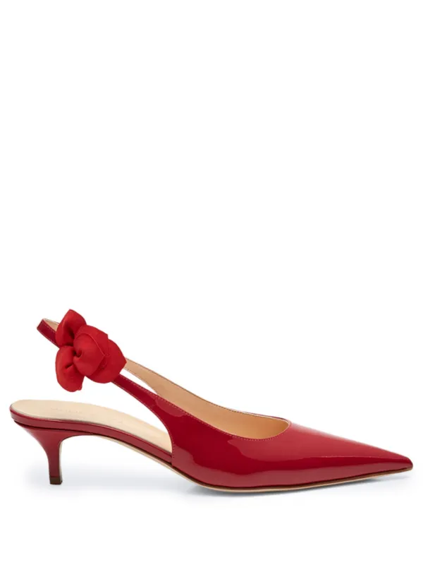 【関税込み】MAGDA BUTRYM ROSETTA SLINGBACK Magda Butrym Rosetta Slingback - Black - Women | 540425SILVER