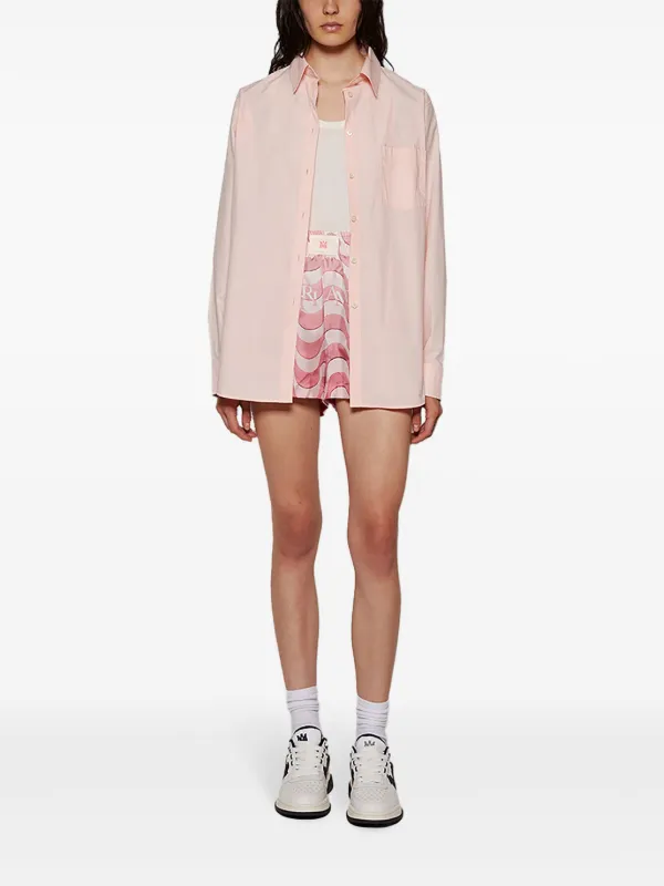 AMIRI Staggered Wave Shorts | Pink | FARFETCH
