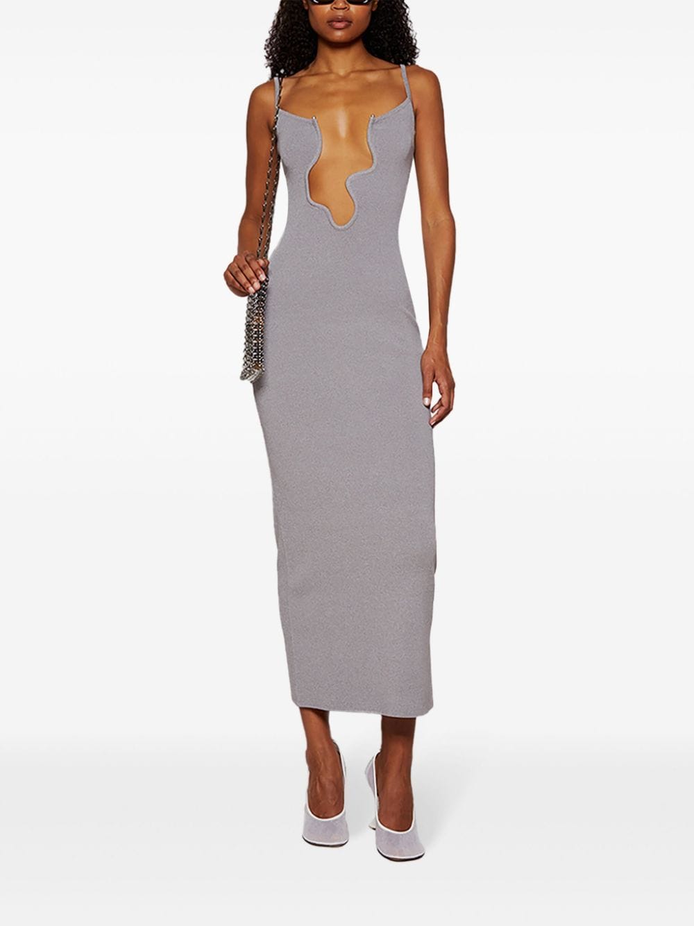 Christopher Esber Salacia dress - Grijs