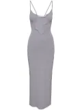 Christopher Esber Salacia plunge maxi dress - Grey