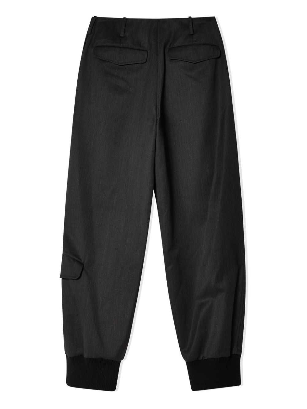 Simone Rocha button placket straight-leg trousers - Zwart