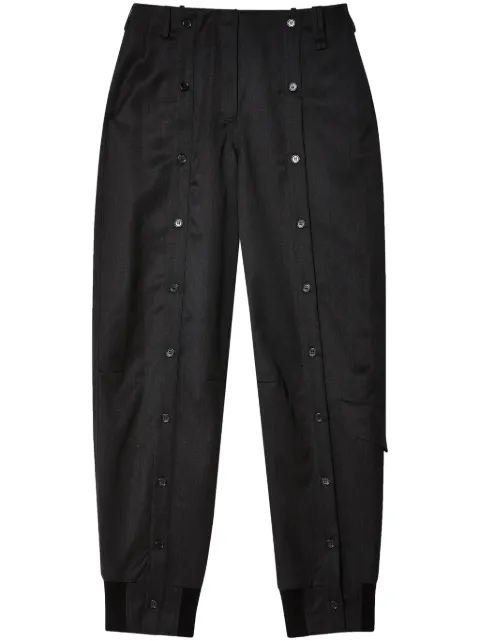 Simone Rocha button placket straight-leg trousers