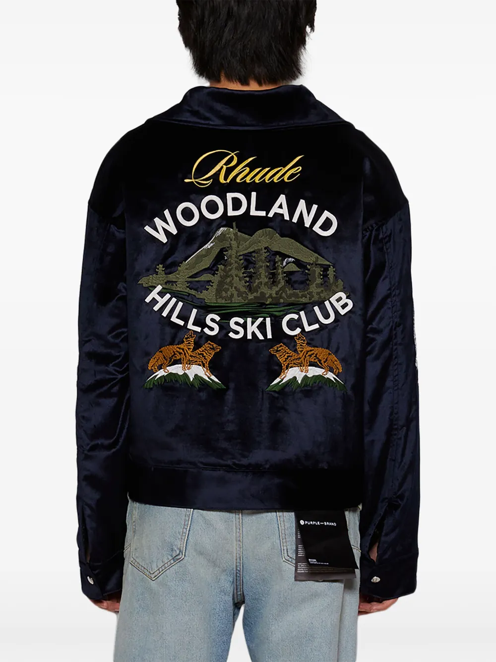 RHUDE Woodland Hills jack Blauw