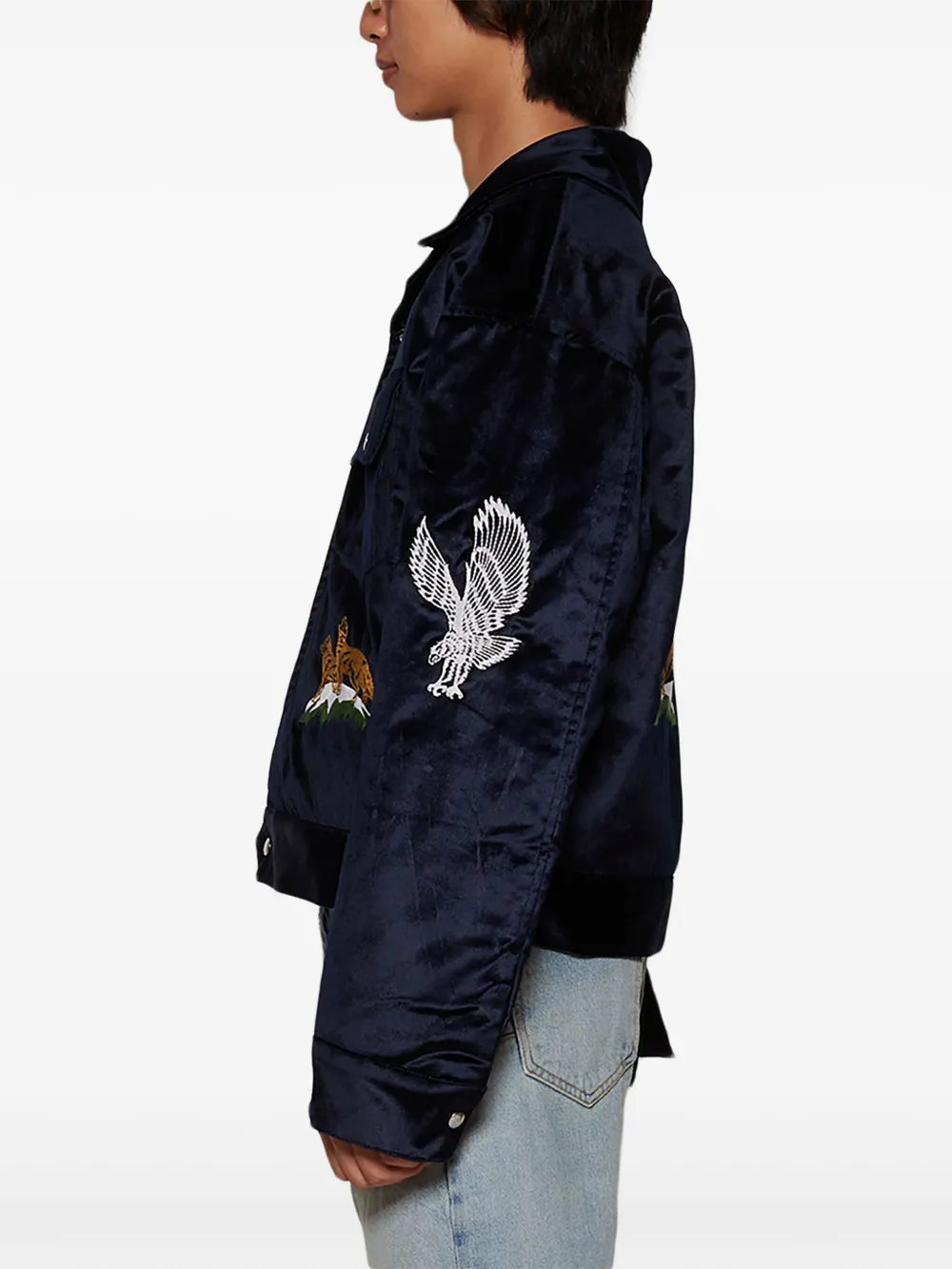 RHUDE Woodland Hills jack Blauw