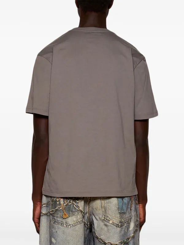 Martine Rose クルーネック Tシャツ | ブラウン | FARFETCH JP