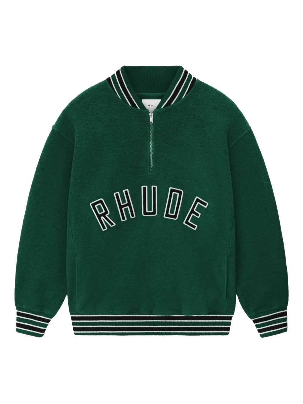 RHUDE  half-zip sweater | Green | Image 1