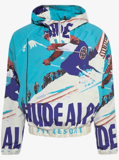 RHUDE Deux Resort-print windbreaker