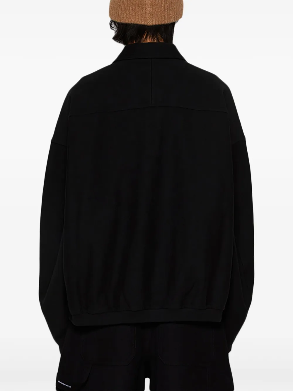 Alexander Wang Logo-embossed Cotton Polo Shirt In Animal Print