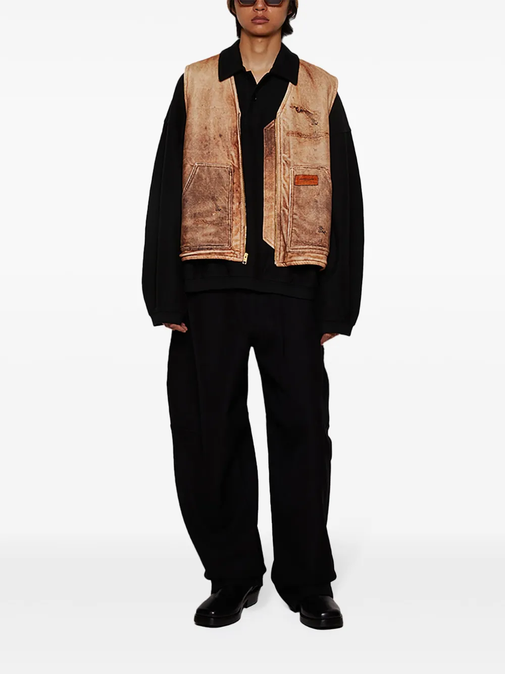 Alexander Wang logo-embossed cotton polo shirt | Image 2