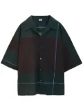 LOEWE checked short sleeve shirt - Green
