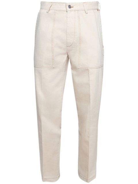 Doppiaa cotton loose-fit trousers