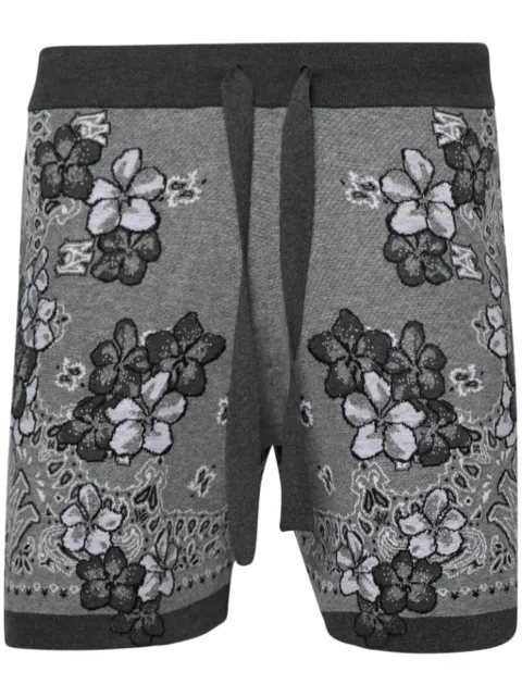 AMIRI floral-print cotton shorts