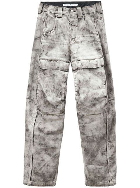 Alexander Wang distressed wide-leg trousers Men