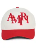 AMIRI Staggered canvas baseball cap - Neutrals