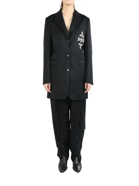 Simone Rocha crystal-embellished jacket