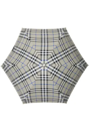 Burberry チェック 折りたたみ傘 | ニュートラル | FARFETCH JP
