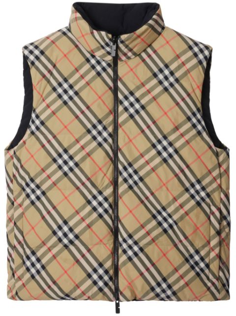 Burberry reversible padded gilet Men