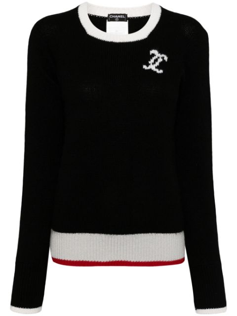 CHANEL 1996 logo sweater Women