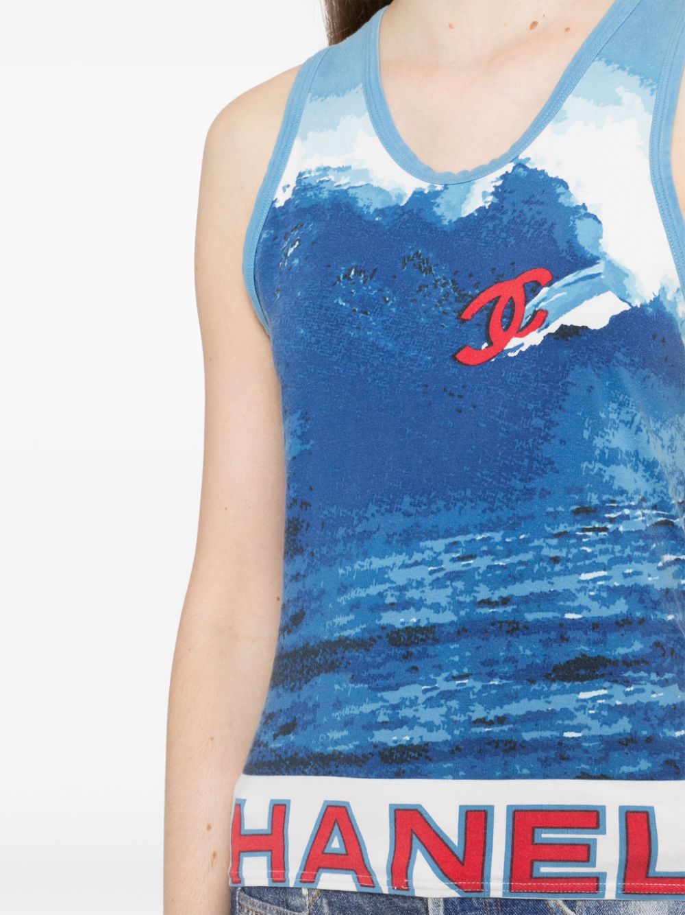 CHANEL Surf Line sleeveless top Women