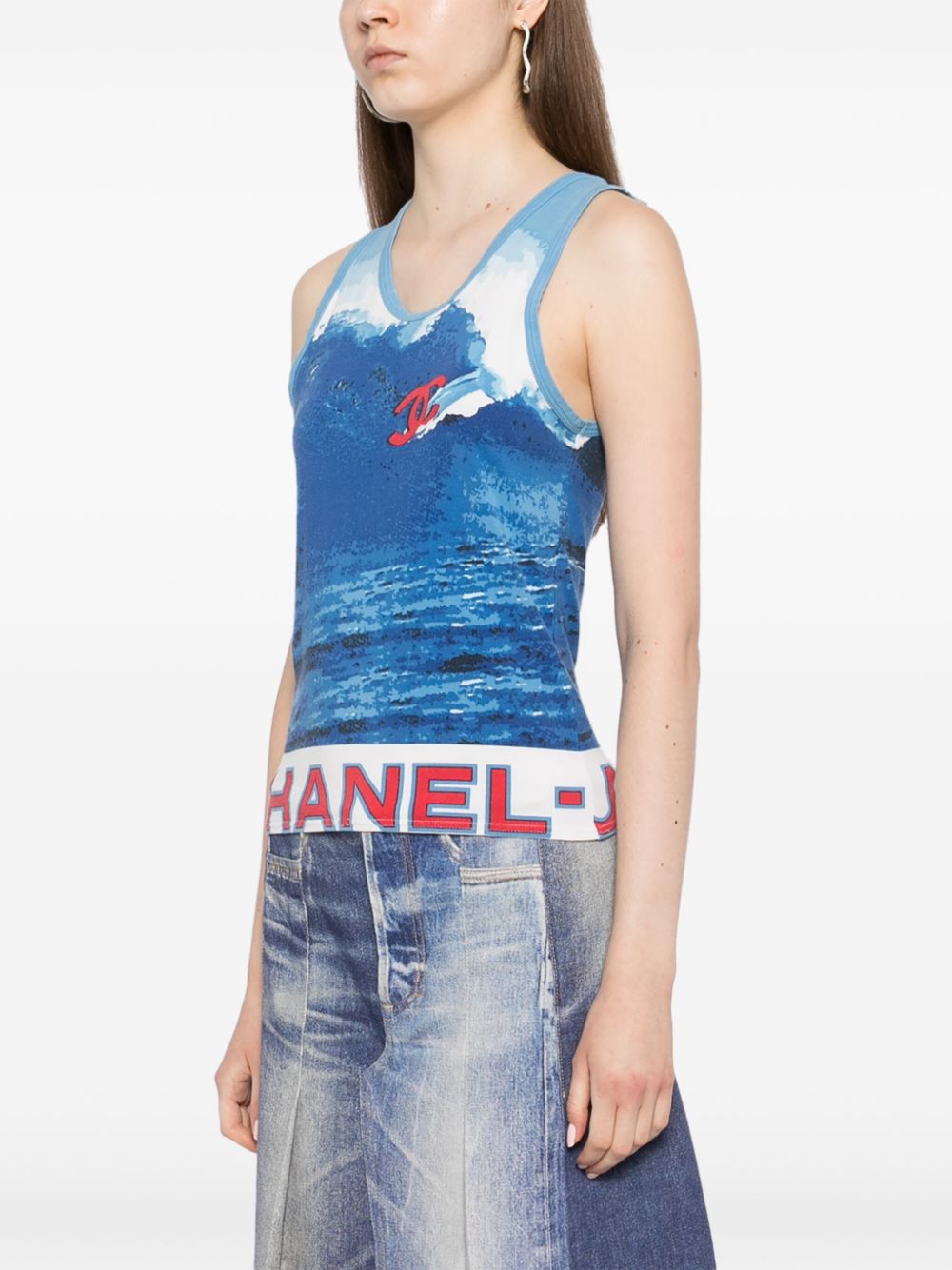 CHANEL Surf Line sleeveless top Women