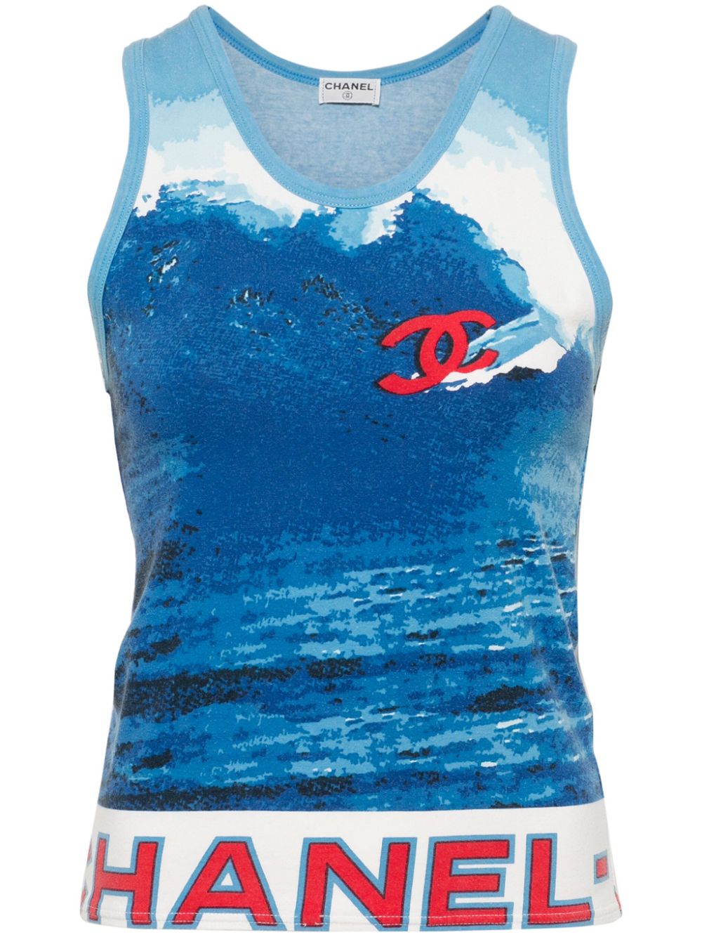 CHANEL Surf Line sleeveless top Women