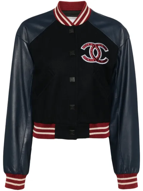 CHANEL Pre-Owned 2004 Spring Letterman bomber jacket