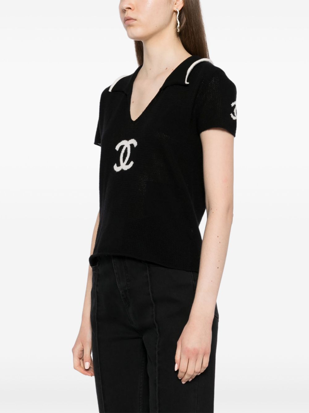 CHANEL cashmere knitted top Women