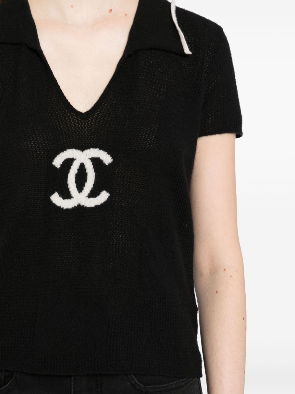 CHANEL cashmere knitted top Women