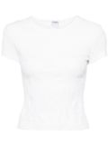 CHANEL Pre-Owned floral pattern top - White