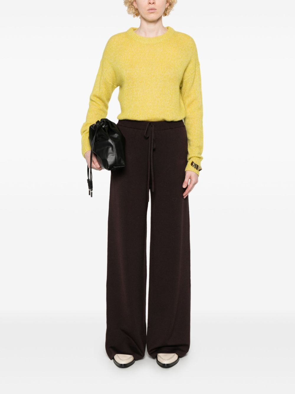 Shop Stella Mccartney Straight Trousers In Brown