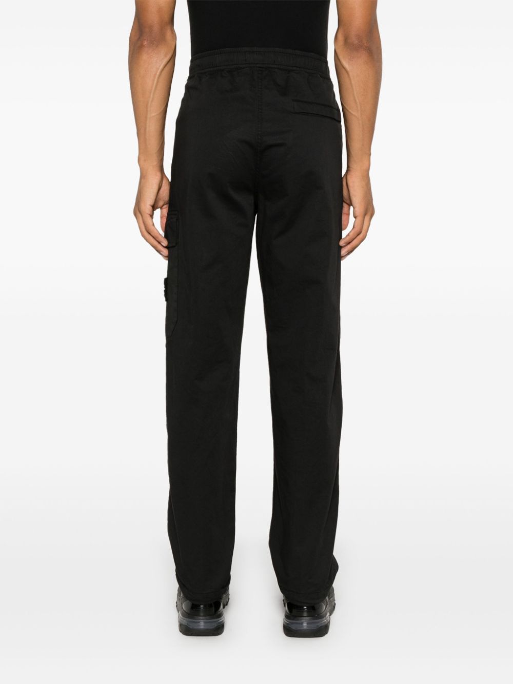 Shop Stone Island Ghost Cargo Pants In Black