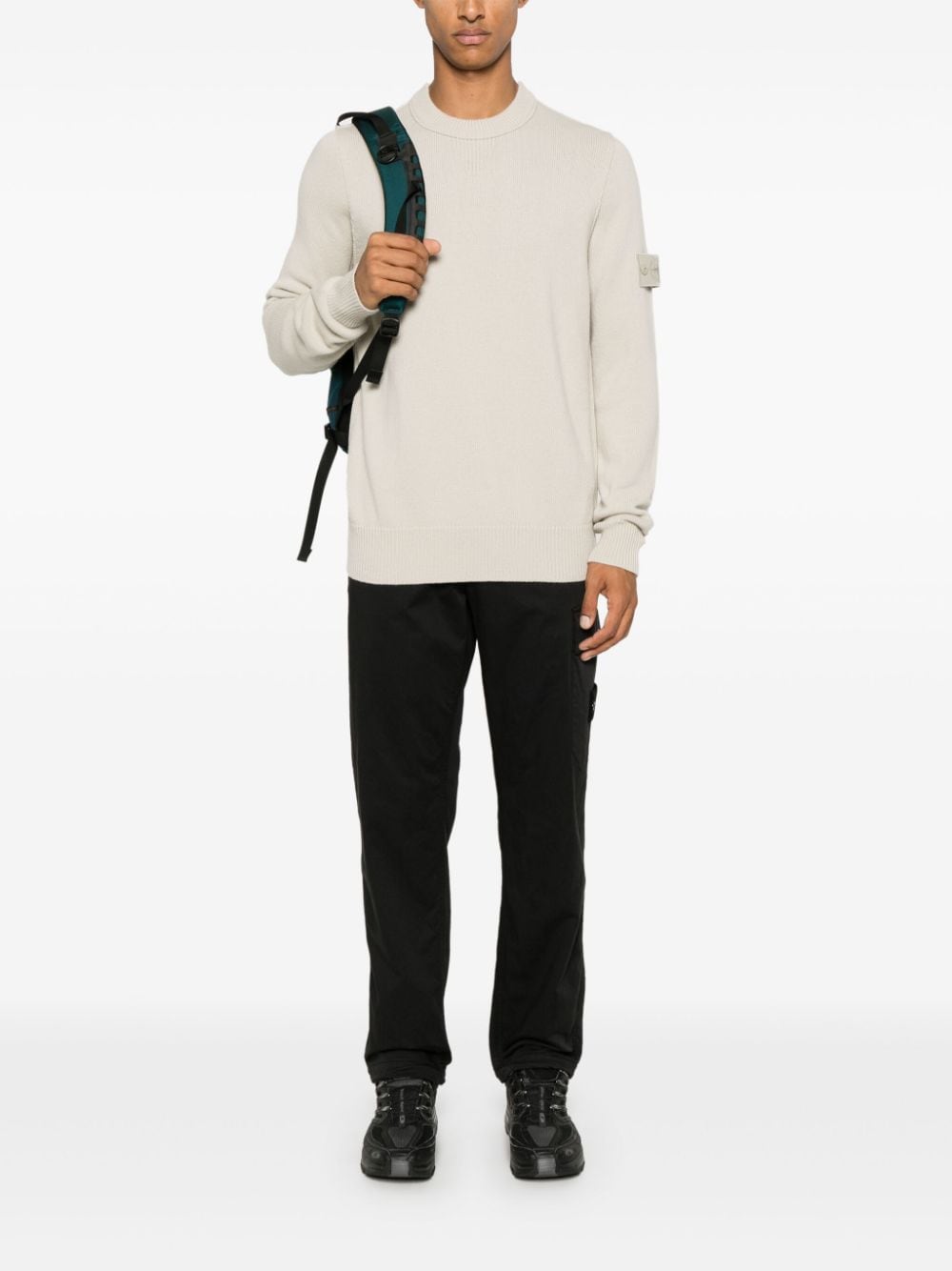 Stone Island Ghost cargo broek - Zwart