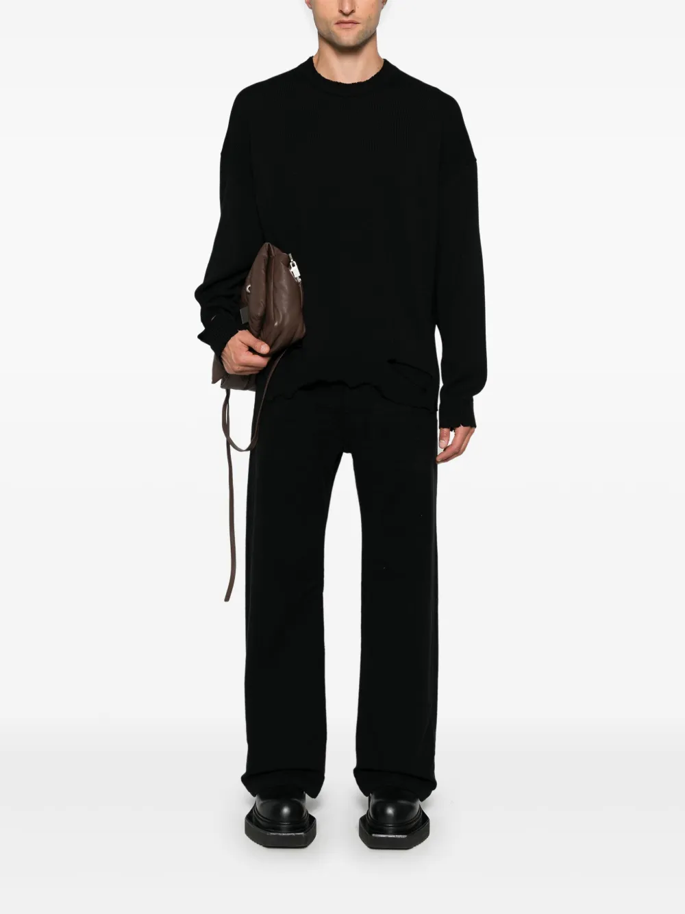 Play logo-plaque shoulder bag
