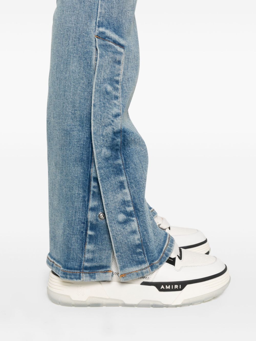 Shop Amiri Kick Jeans In Blue