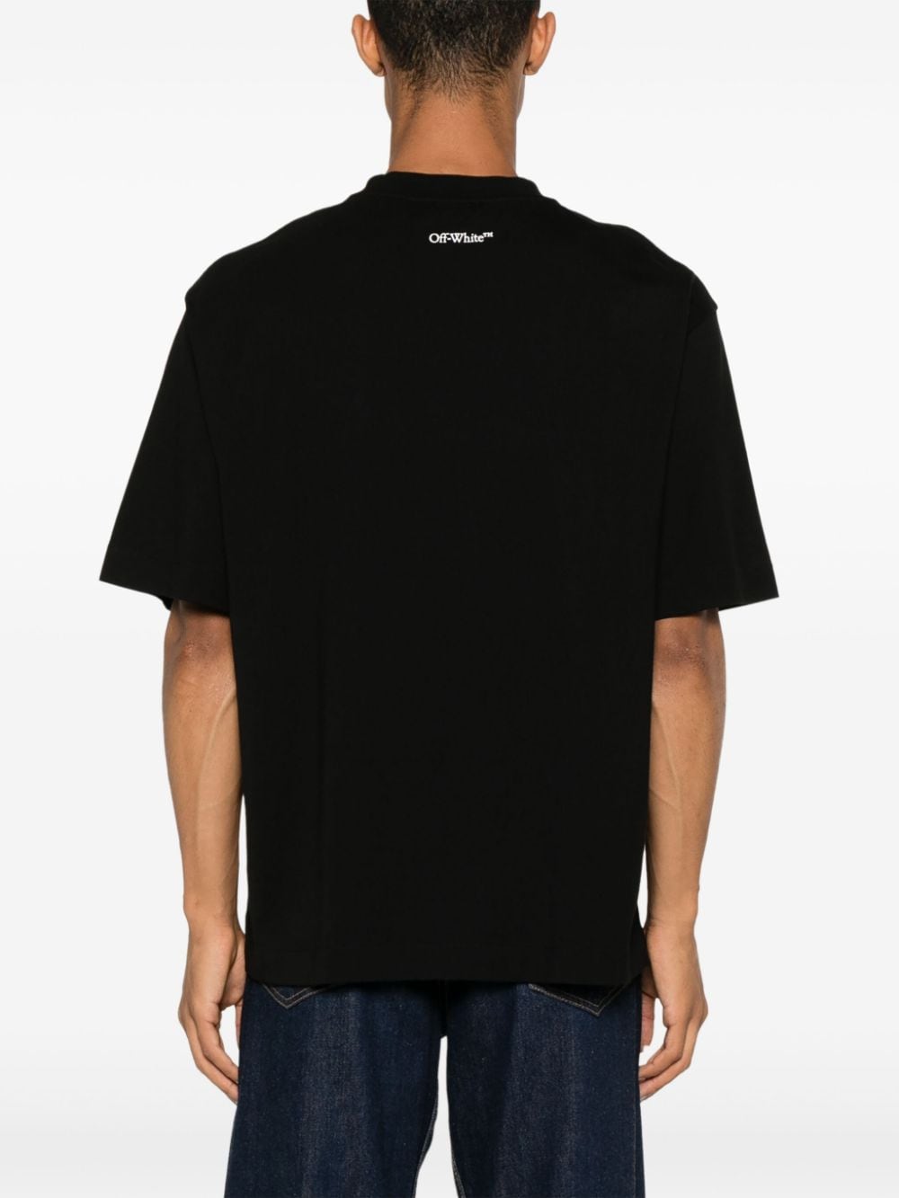 Shop Off-white Logo-print T-shirt In Black