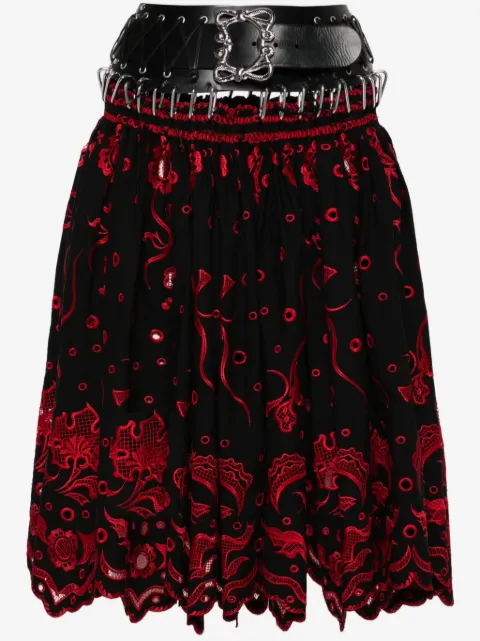 Chopova Lowena Ida Carabiner midi skirt