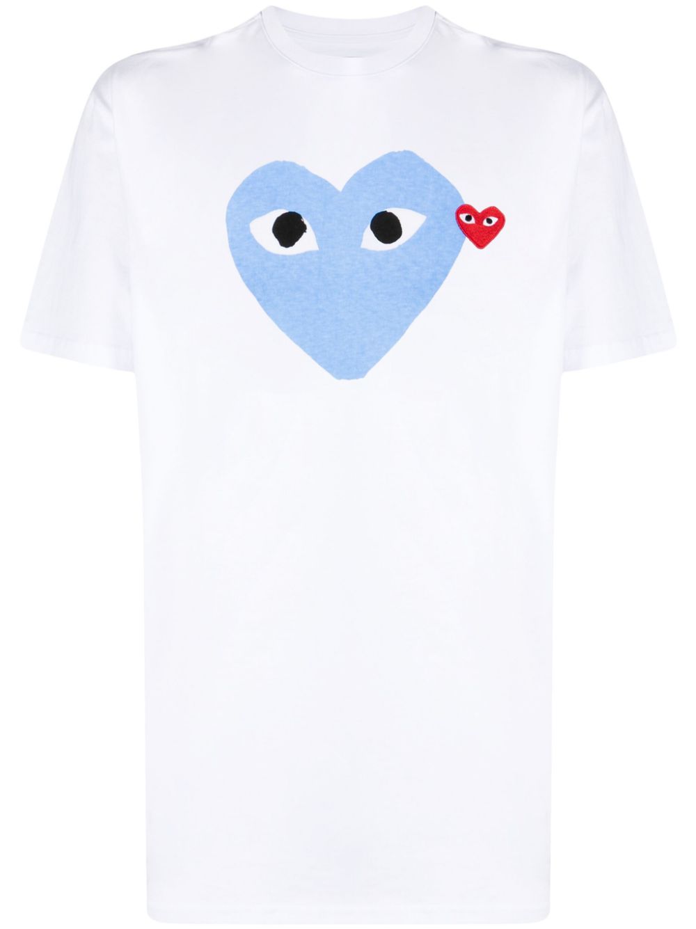 Comme Des Garçons Play signature heart motifcotton T-shirt