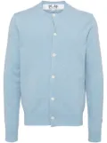 Comme Des Garçons Play wool cardigan - Blue