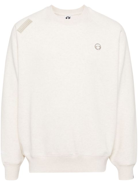 AAPE BY *A BATHING APE logo patch sweatshirt Men